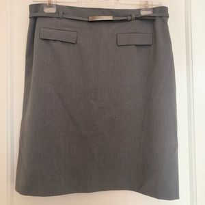 womens gray skirt